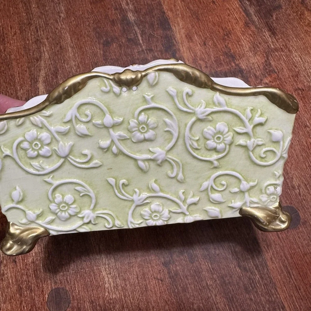 Lady Jayne LTD Rectangular Ceramic Planter/Trinket‎ Holder-Handcrafted in China